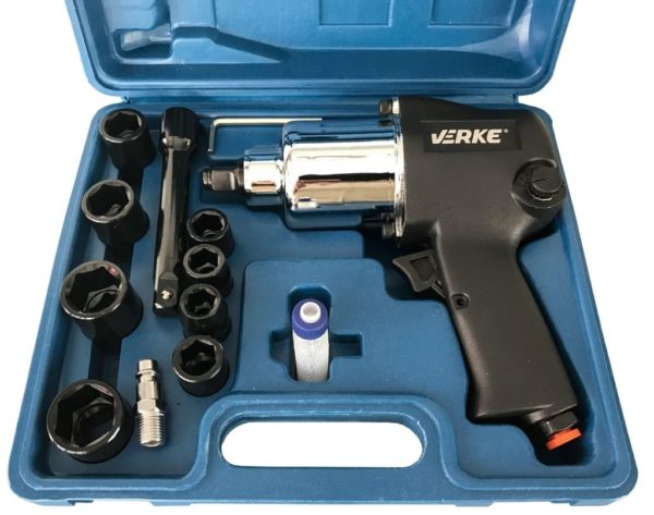 KLUCZ PNEUMATYCZNY 1/2" CZARNY ZESTAW VERKE - obrazek 13