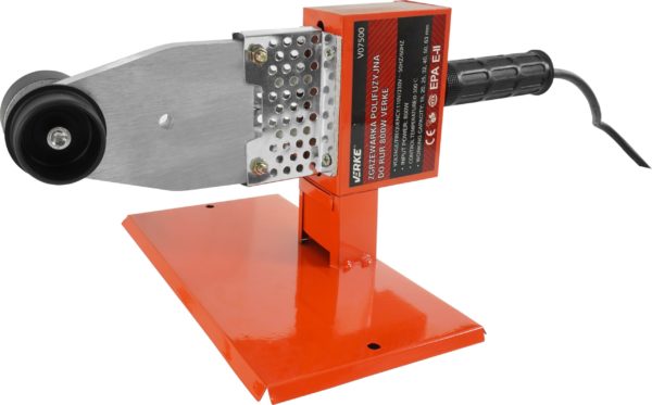 ZGRZEWARKA DO RUR PP PCV 800W KAMIENIE 20-63mm VERKE - obrazek 3
