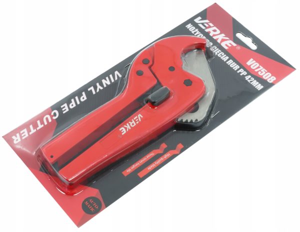NOŻYCE OBCINAK DO CIĘCIA RUR PVC PP 42mm VERKE - obrazek 11