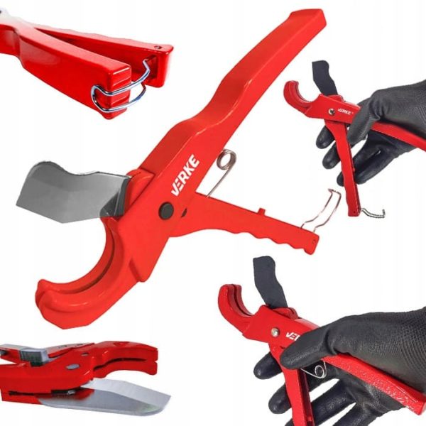 NOŻYCE OBCINAK DO CIĘCIA RUR PVC PP 36mm VERKE - obrazek 11