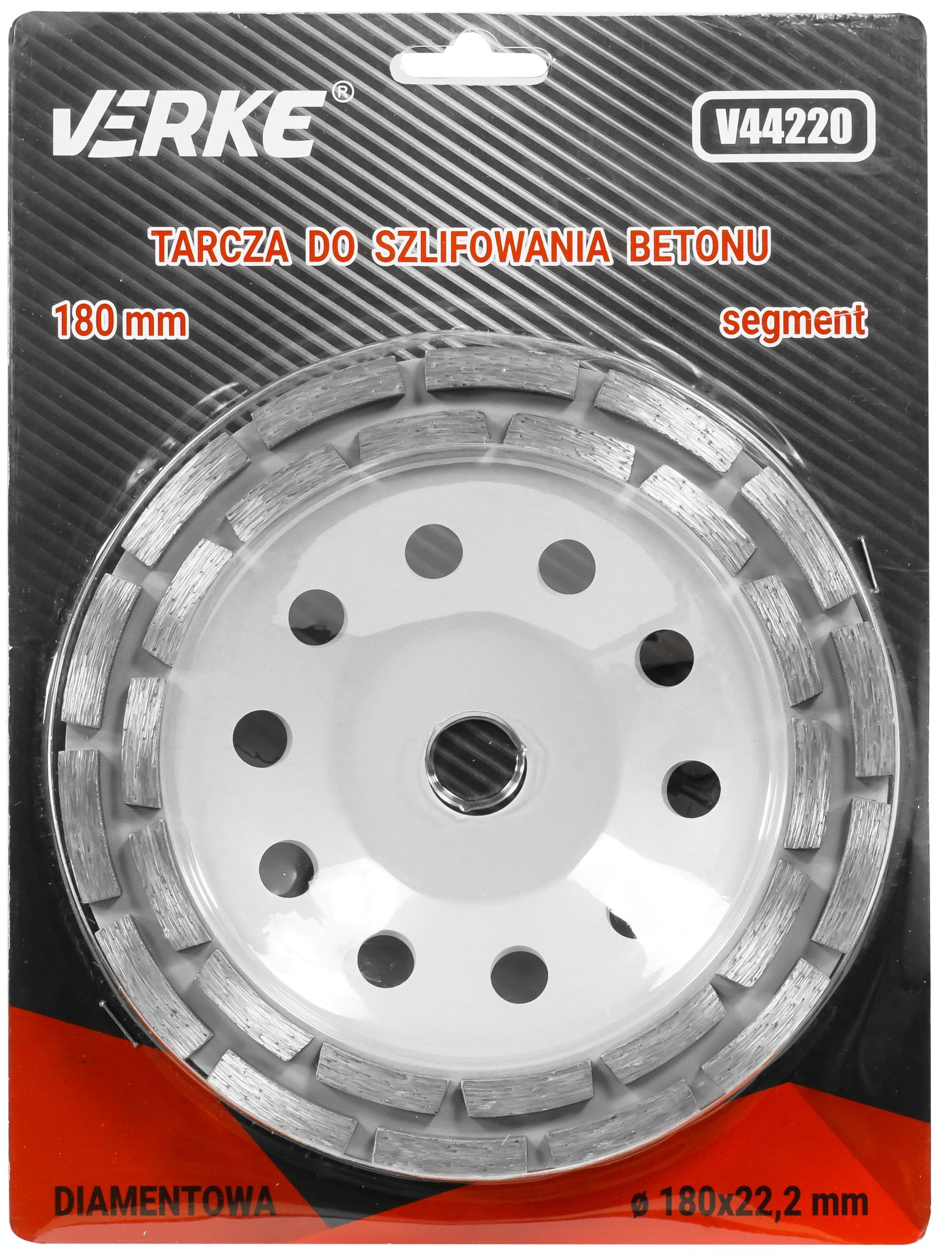 TARCZA DO SZLIFOWANIA BETONU SEGMENT 180 mm VERKE - obrazek 11