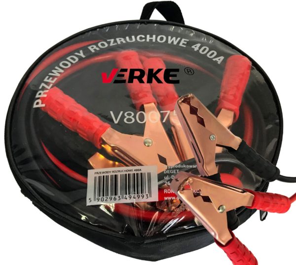 KABLE ROZRUCHOWE 400A 2,5m PRZEWODY VERKE - obrazek 10