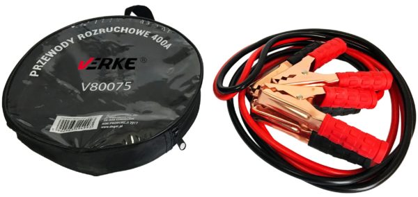 KABLE ROZRUCHOWE 400A 2,5m PRZEWODY VERKE - obrazek 5