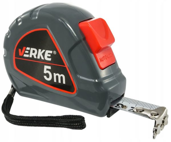 MIARA ZWIJANA TAŚMA BLOKADA STALOWA 5 m X 19 mm VERKE - obrazek 3