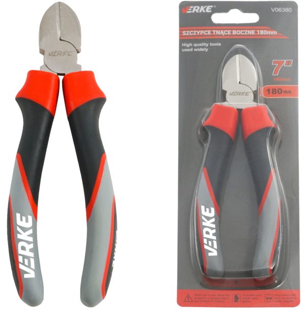 SZCZYPCE TNĄCE BOCZNE 7'' 180 MM VERKE - obrazek 3
