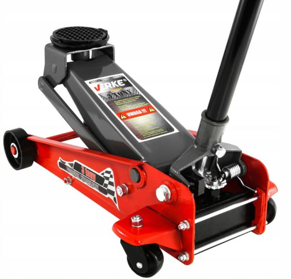PODNOŚNIK HYDRAULICZNY 3T NISKOPROFILOWY 29 KG VERKE - obrazek 3