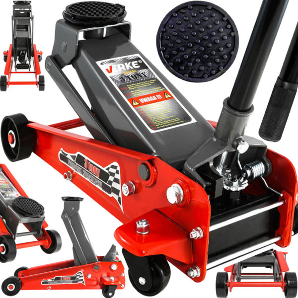 PODNOŚNIK HYDRAULICZNY 3T NISKOPROFILOWY 29 KG VERKE