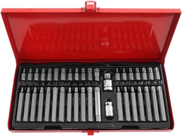 KLUCZE WPUSTOWE IMBUS TORX SPLINE CR-V ZESTAW 40 VERKE - obrazek 3