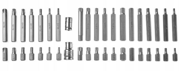KLUCZE WPUSTOWE IMBUS TORX SPLINE CR-V ZESTAW 40 VERKE - obrazek 9