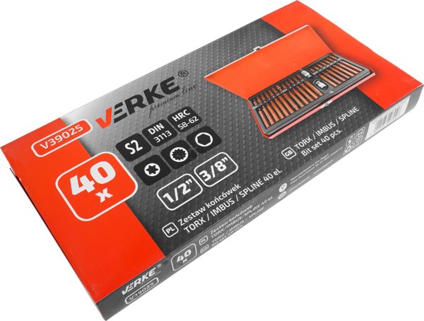 KLUCZE WPUSTOWE IMBUS TORX SPLINE S2 VERKE PREMIUM LINE - obrazek 9