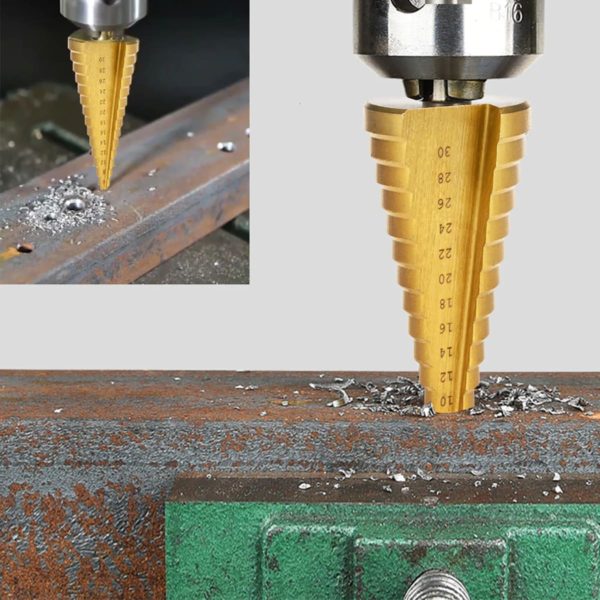 WIERTŁO STOPNIOWE 4-30 MM HSS VERKE - obrazek 7