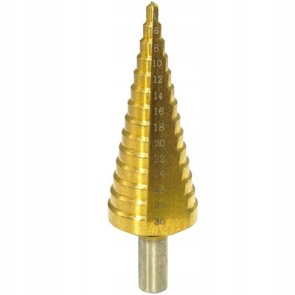 WIERTŁO STOPNIOWE 4-30 MM HSS VERKE - obrazek 6