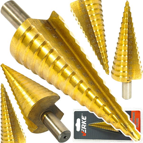 WIERTŁO STOPNIOWE 4-32 MM HSS VERKE