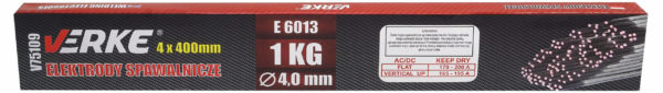 ELEKTRODY SPAWALNICZE 4 mm 1 kg RUTYLOWE VERKE - obrazek 7