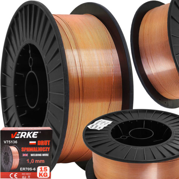 DRUT SPAWALNICZY 1,0 mm 15 kg DO MIGOMATU VERKE