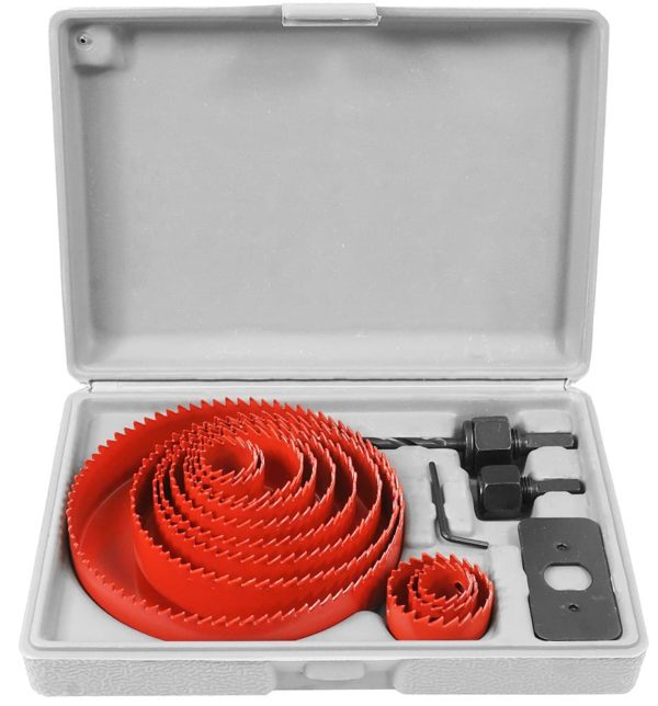 ZESTAW OTWORNIC DO DREWNA 19-127 mm 12+4 SZT. VERKE - obrazek 3
