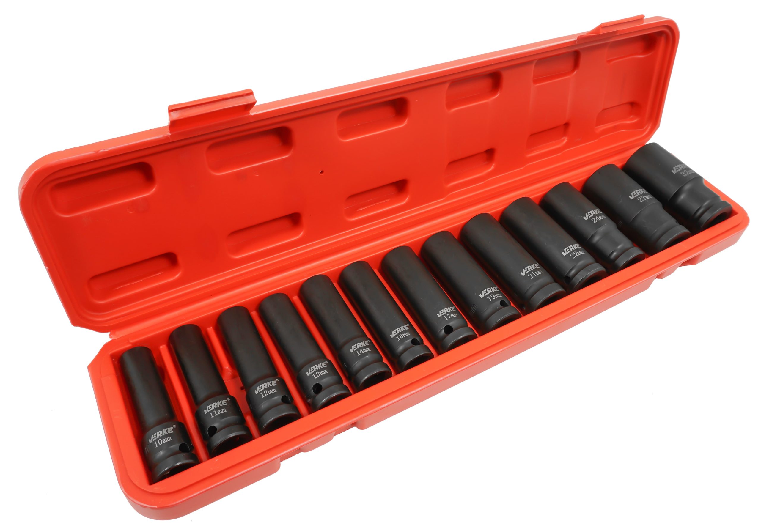 NASADKI UDAROWE DŁUGIE 1/2" 13 SZT 10-32mm VERKE - obrazek 5
