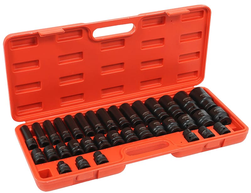 NASADKI UDAROWE DŁUGIE I KRÓTKIE 1/2" 35 SZT 8-32mm VERKE - obrazek 10