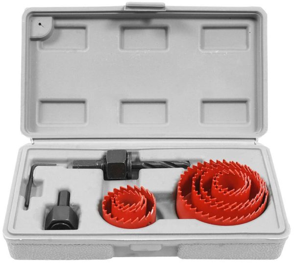 ZESTAW OTWORNIC DO DREWNA 19-64 MM 8+3 SZT. VERKE - obrazek 3