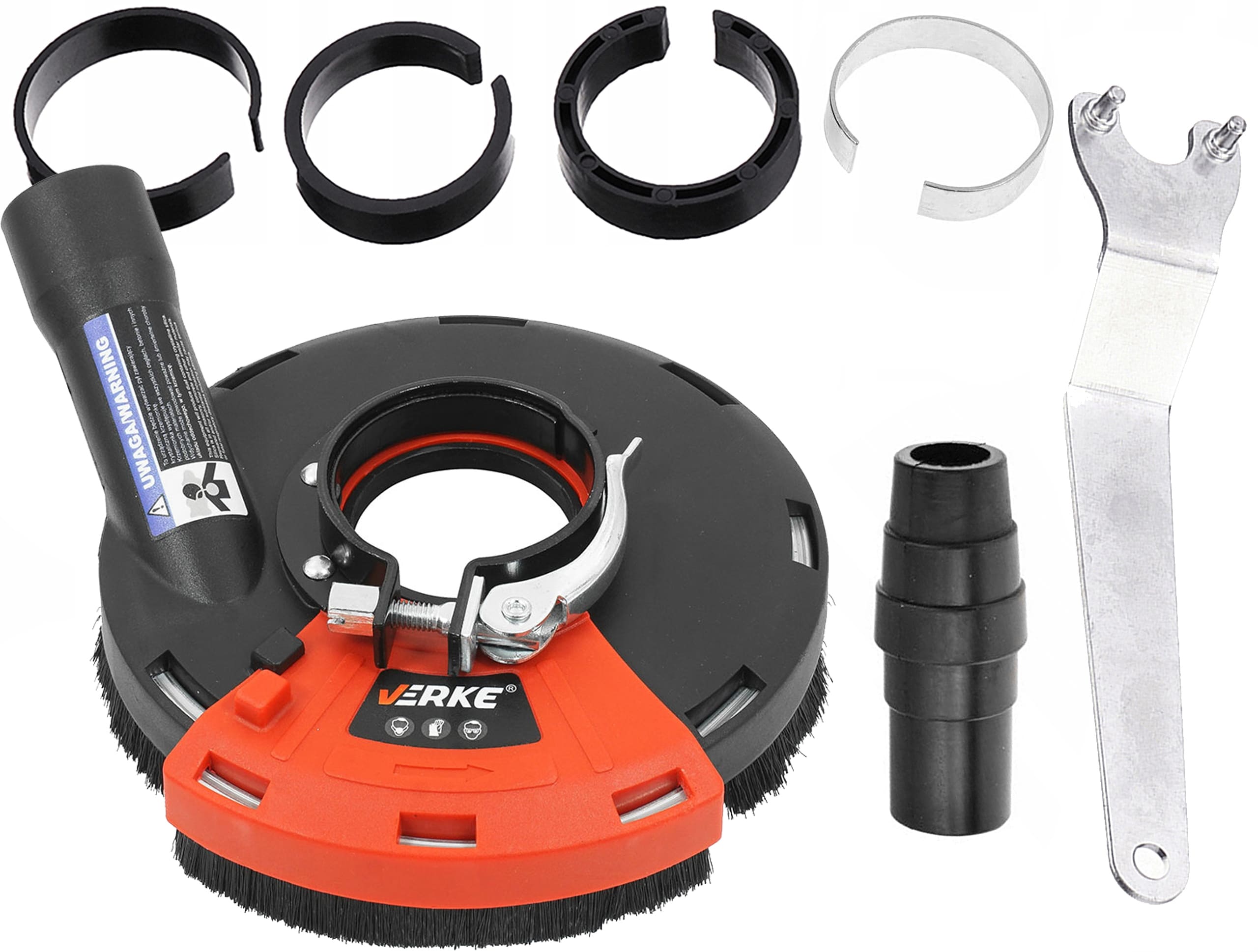 OSŁONA ODSYSAJĄCA SZLIFIERKI 125 mm VERKE - obrazek 4