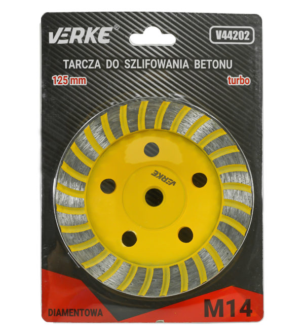 TARCZA DO SZLIFOWANIA BETONU M14 125mm TURBO VERKE - obrazek 19