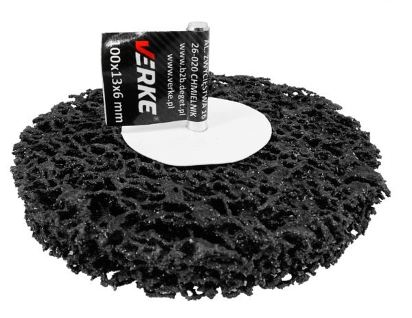 DYSK Z WŁÓKNINY NA TRZPIENIU 100x13x6 mm VERKE - obrazek 5
