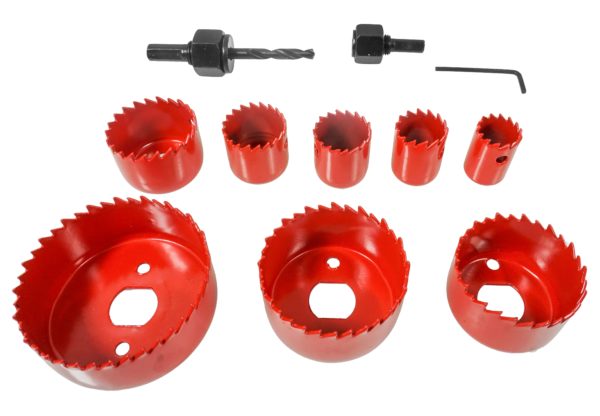 ZESTAW OTWORNIC DO DREWNA 19-64 MM 8+3 SZT. VERKE - obrazek 5