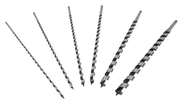 ZESTAW WIERTEŁ KRĘTYCH DO DREWNA L-460 mm, 6 SZT VERKE - obrazek 9