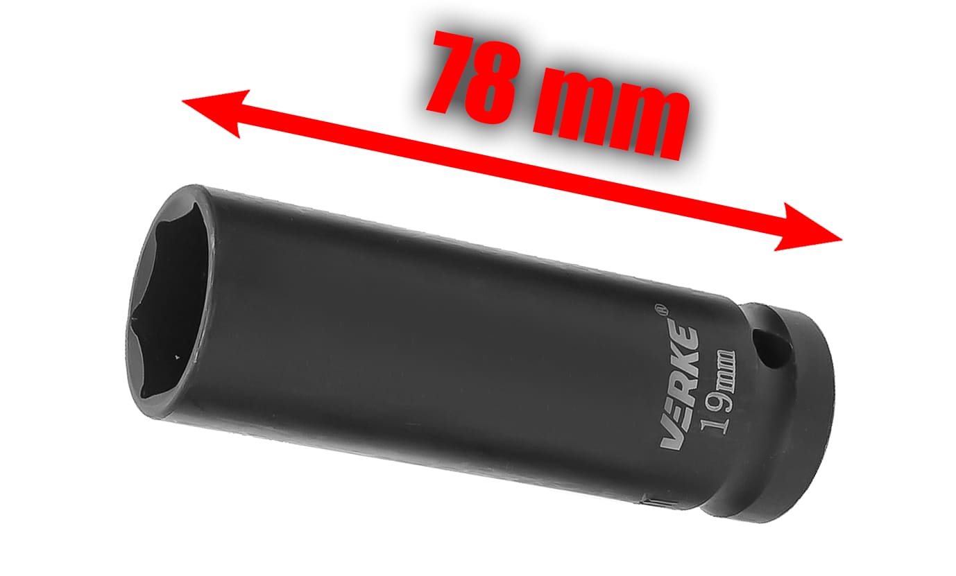 NASADKI UDAROWE DŁUGIE 1/2" 13 SZT 10-32mm VERKE - obrazek 8