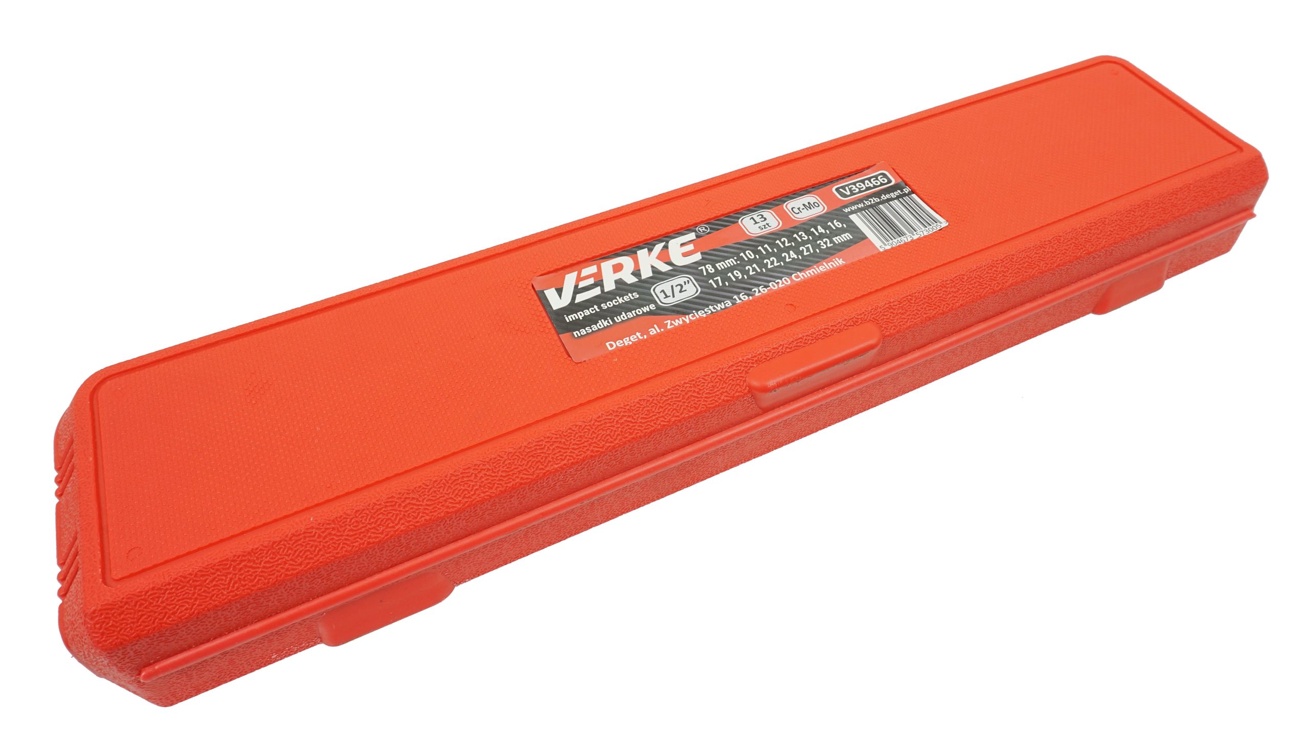 NASADKI UDAROWE DŁUGIE 1/2" 13 SZT 10-32mm VERKE - obrazek 15