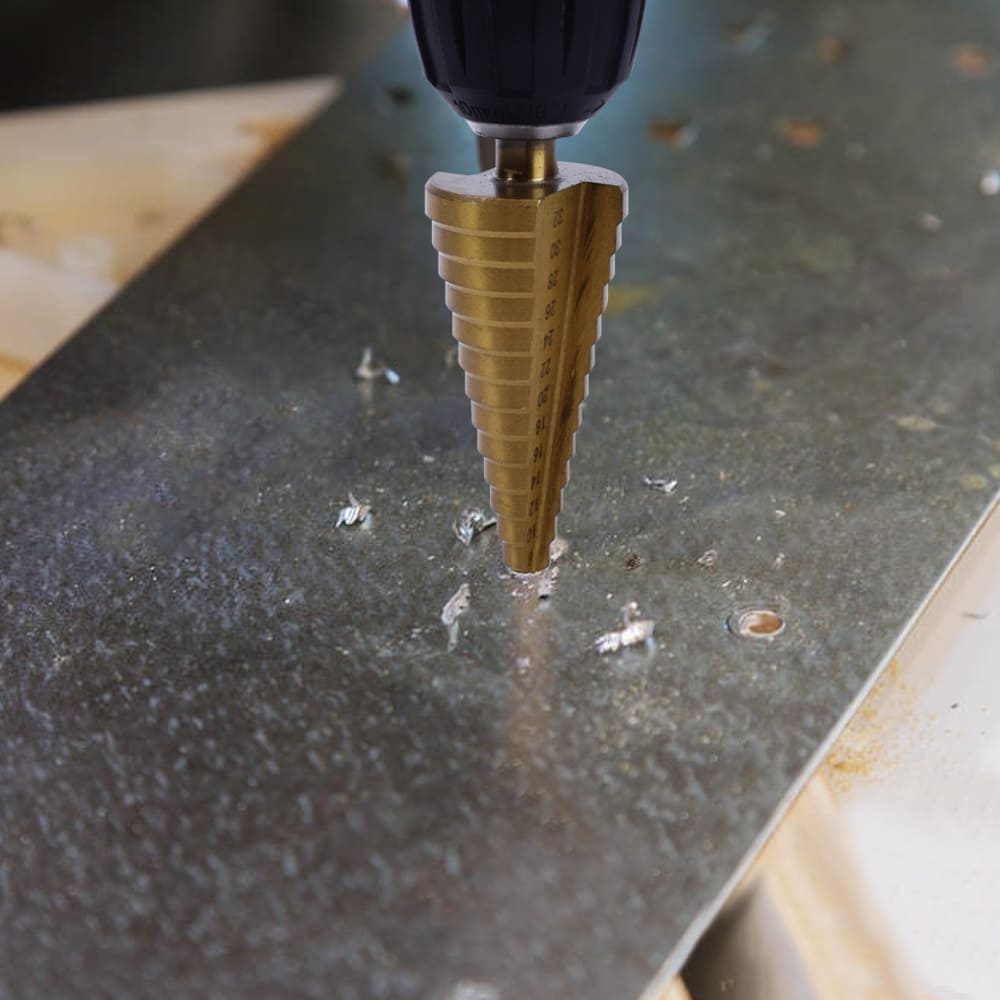 WIERTŁA STOPNIOWE HSS-TiN 4-32 MM 3 SZT. VERKE - obrazek 9