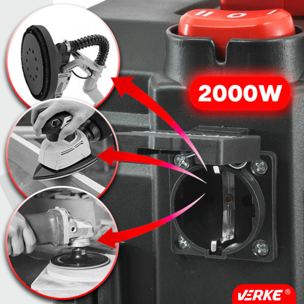 ODKURZACZ PRZEMYSŁOWY 15L 1400W VERKE - obrazek 6