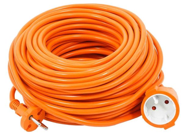 PRZEDŁUŻACZ OGRODOWY BUDOWLANY 2x1,0mm, 40m VERKE - obrazek 3