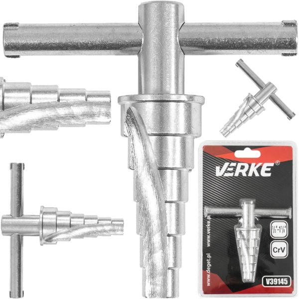 KLUCZ STOPNIOWY DO ŚRUBUNKÓW 1/2” - 1 1/8” VERKE