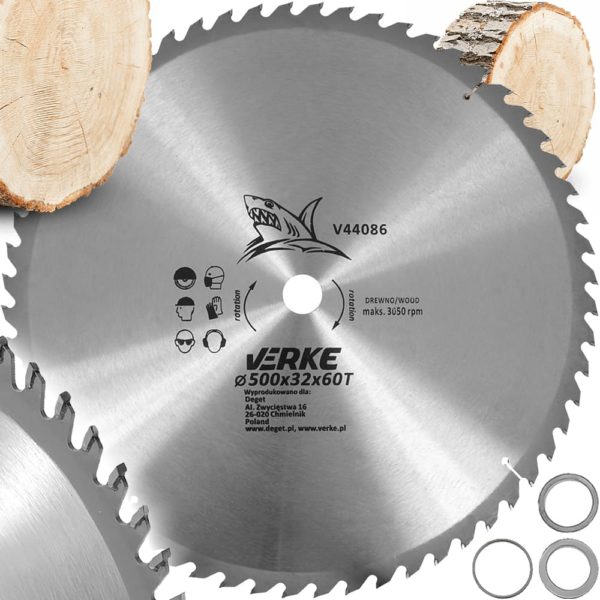 TARCZA WIDIOWA 500mm*32,0mm*60T VERKE