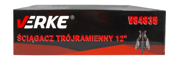 ŚCIĄGACZ DO ŁOŻYSK TRÓJRAMIENNY ŚRUBOWY 12'' VERKE - obrazek 8