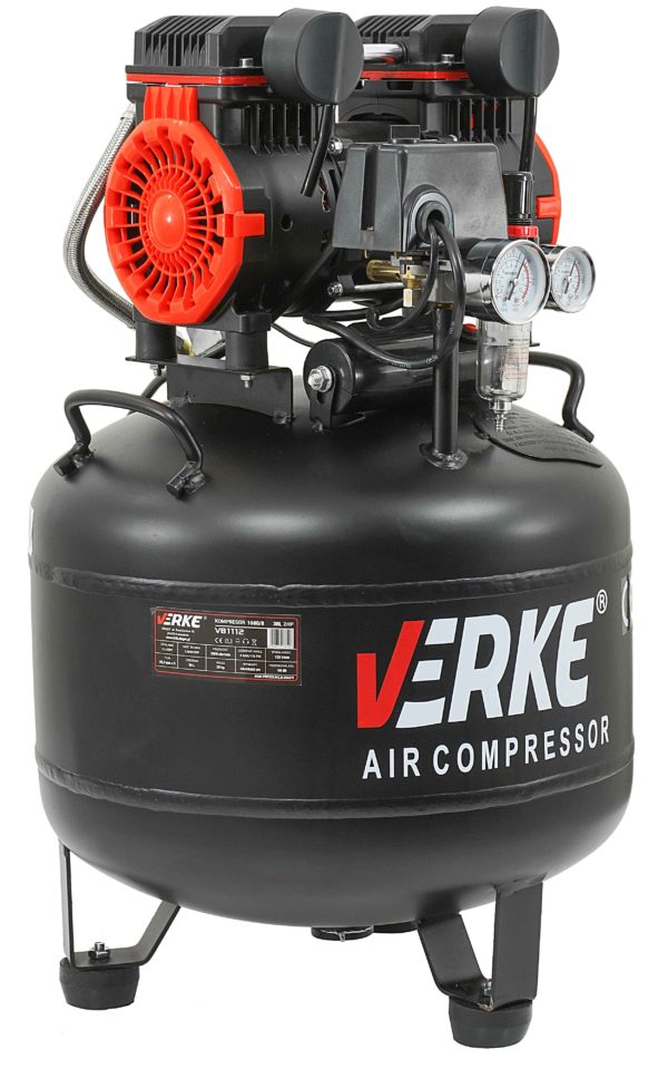KOMPRESOR BEZOLEJOWY 38L 2HP 230V VERKE - obrazek 7