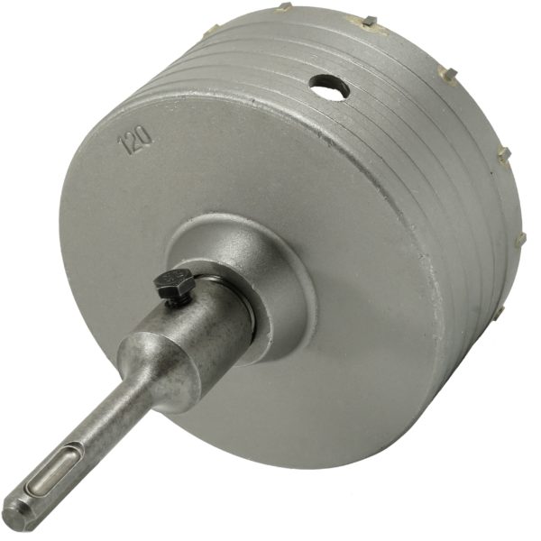 OTWORNICA WIDIOWA DO BETONU 120 mm SDS+ VERKE - obrazek 4
