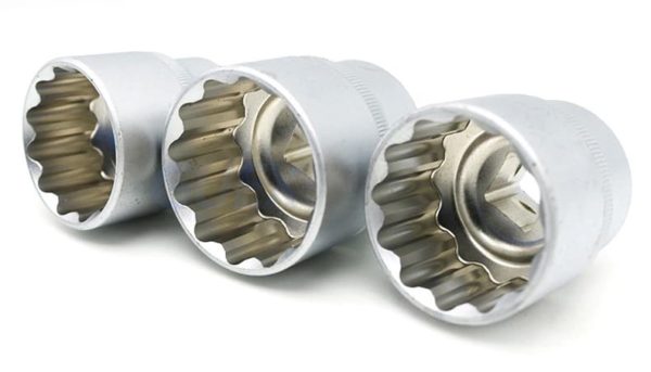 KLUCZE NASADOWE 1/2 NASADKI SPLINE 12 KĄTNE DWUNASTOKĄTNE 8-36mm ZESTAW VERKE - obrazek 8