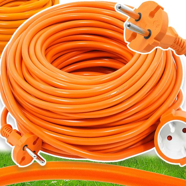 PRZEDŁUŻACZ OGRODOWY BUDOWLANY 2x1,0mm, 40m VERKE