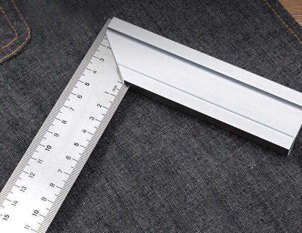 KĄTOWNIK STOLARSKI CIESIELSKI ALUMINIOWY BUDOWLANY WINKIEL PRZYMIAR 250mm VERKE - obrazek 11