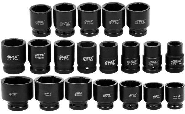 KLUCZE NASADOWE UDAROWE 3/4", 6PT, 17-65mm VERKE - obrazek 6