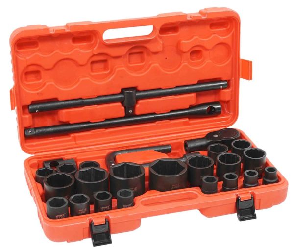 KLUCZE NASADOWE UDAROWE 3/4", 6PT, 17-65mm VERKE - obrazek 3