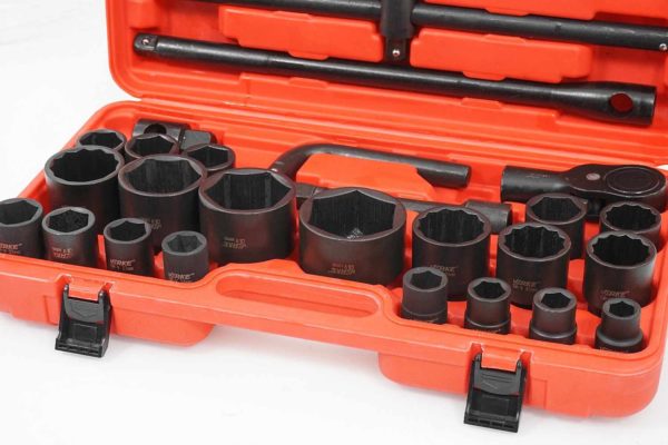 KLUCZE NASADOWE UDAROWE 3/4", 6PT, 17-65mm VERKE - obrazek 4