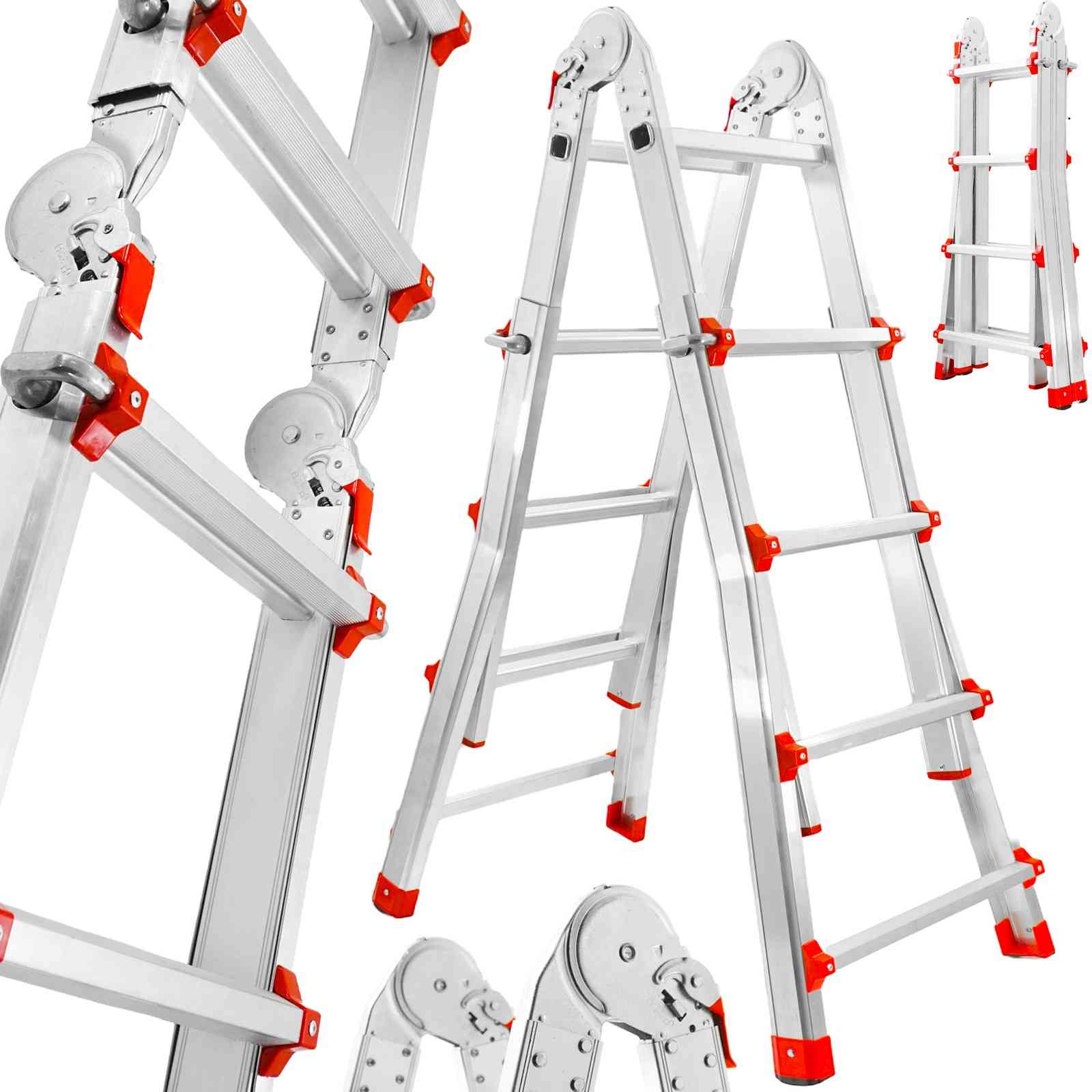 DRABINA WIELOFUNKCYJNA PRZEGUBOWA SKŁADANA 4x4 VERKE